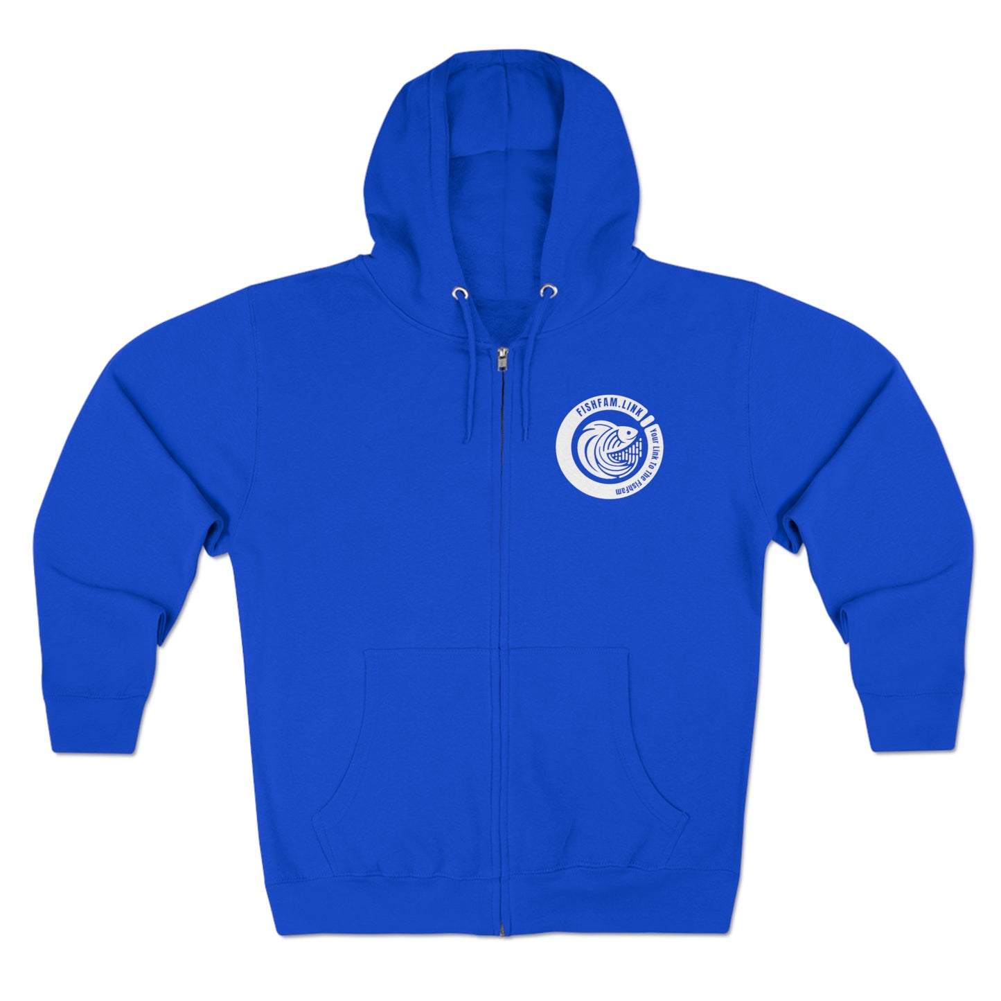 Your Link to the FishFam Unisex Premium Full Zip Hoodie