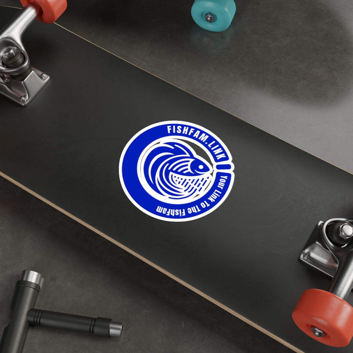 FishFamLink Die-Cut Stickers