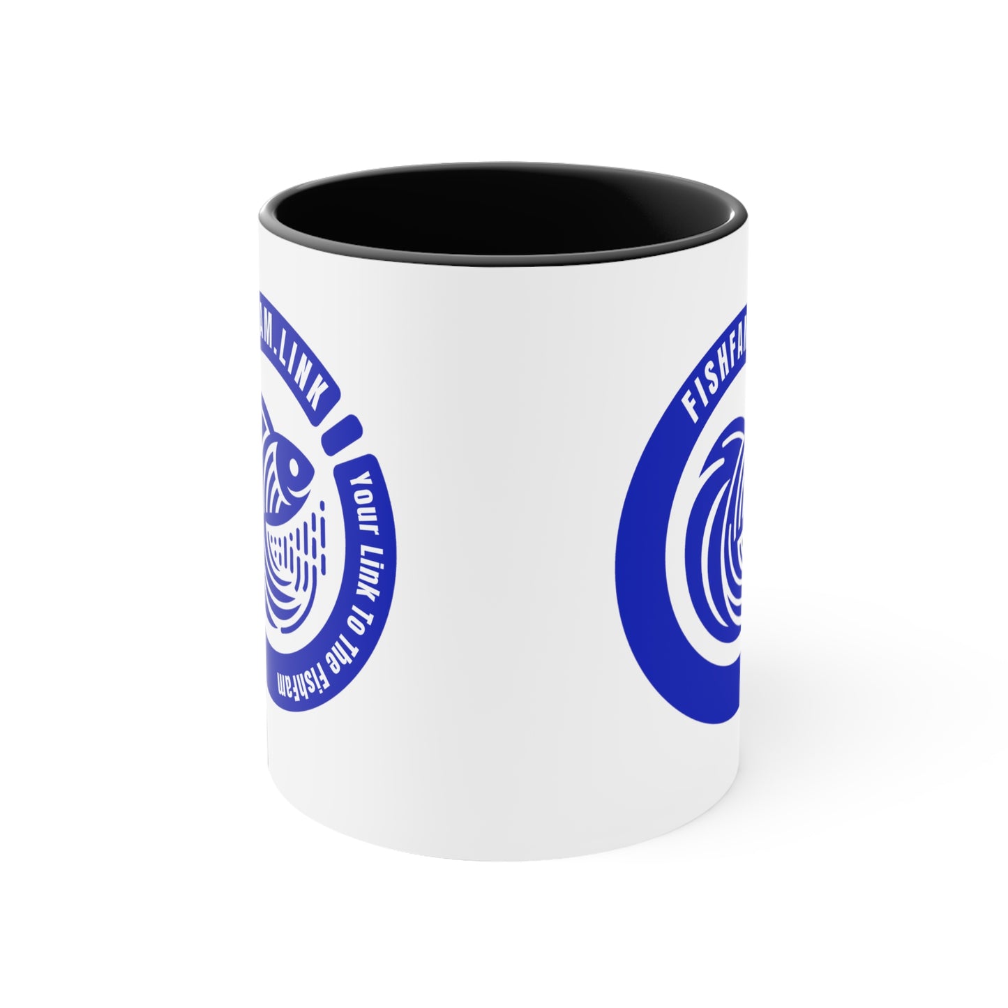 FishFamLink Accent Coffee Mug, 11oz
