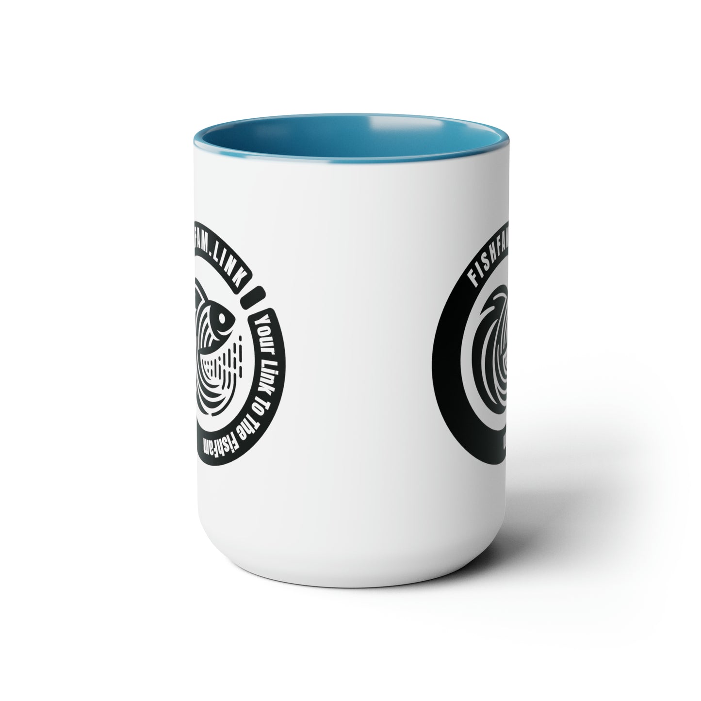Two-Tone Coffee Mugs, 15oz