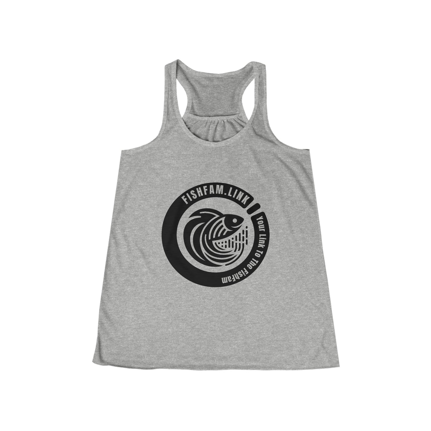 FishFamLink Women's Flowy Racerback Tank