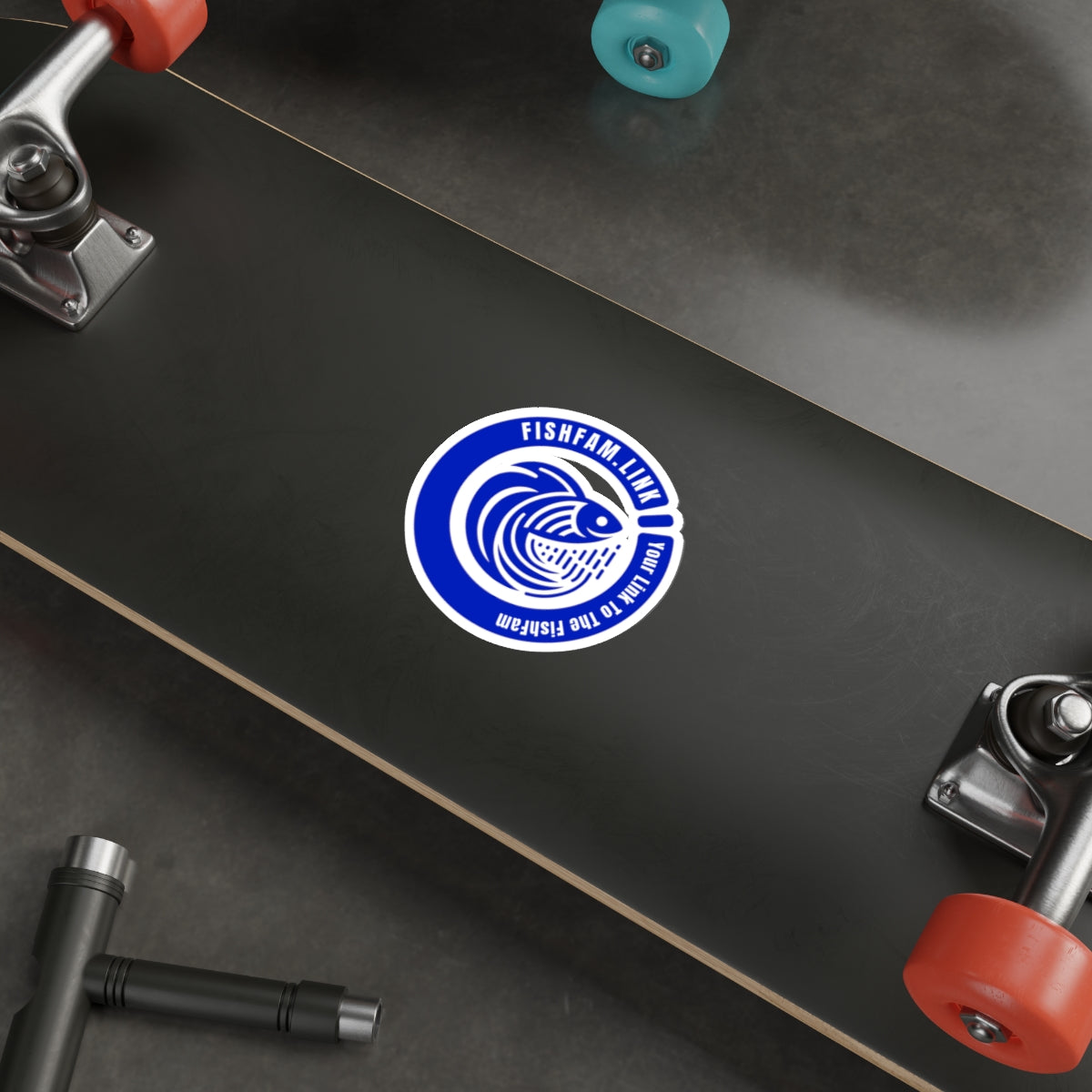 FishFamLink Die-Cut Stickers