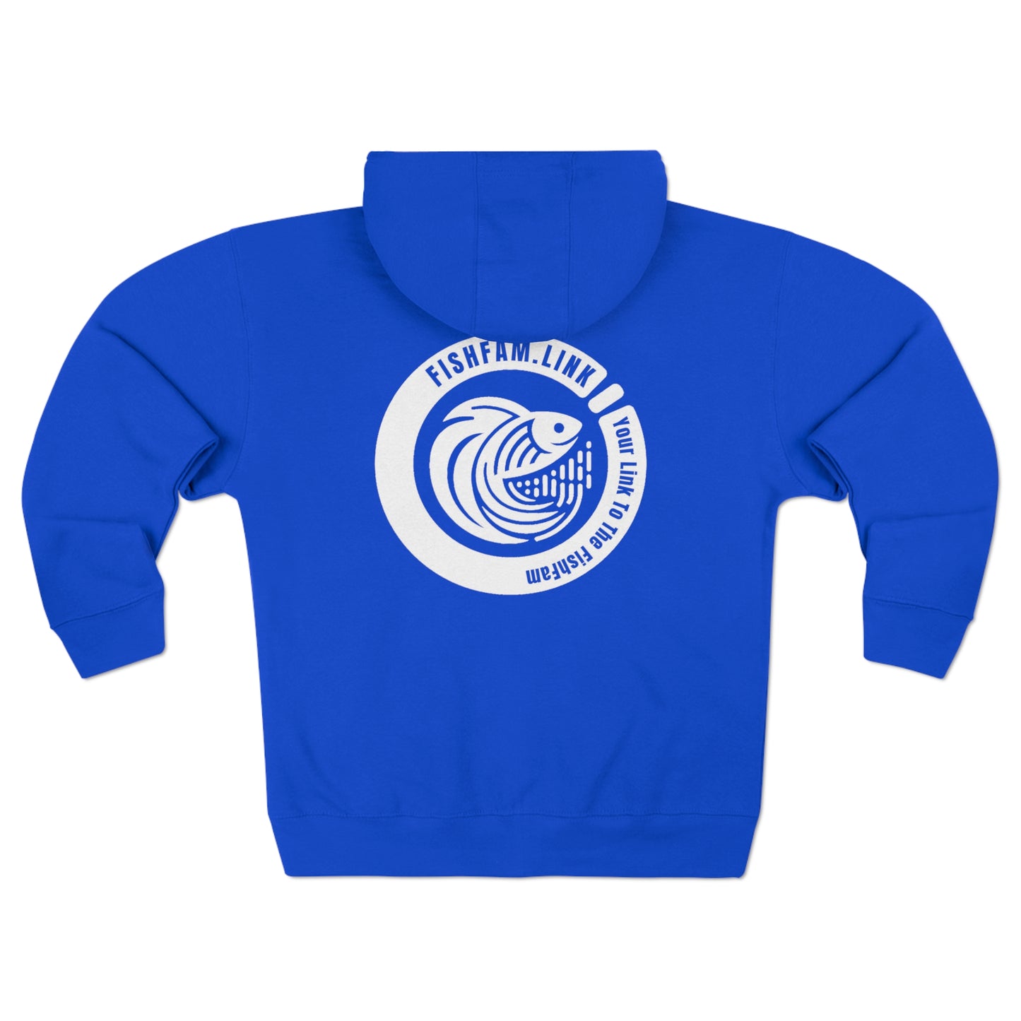 Your Link to the FishFam Unisex Premium Full Zip Hoodie