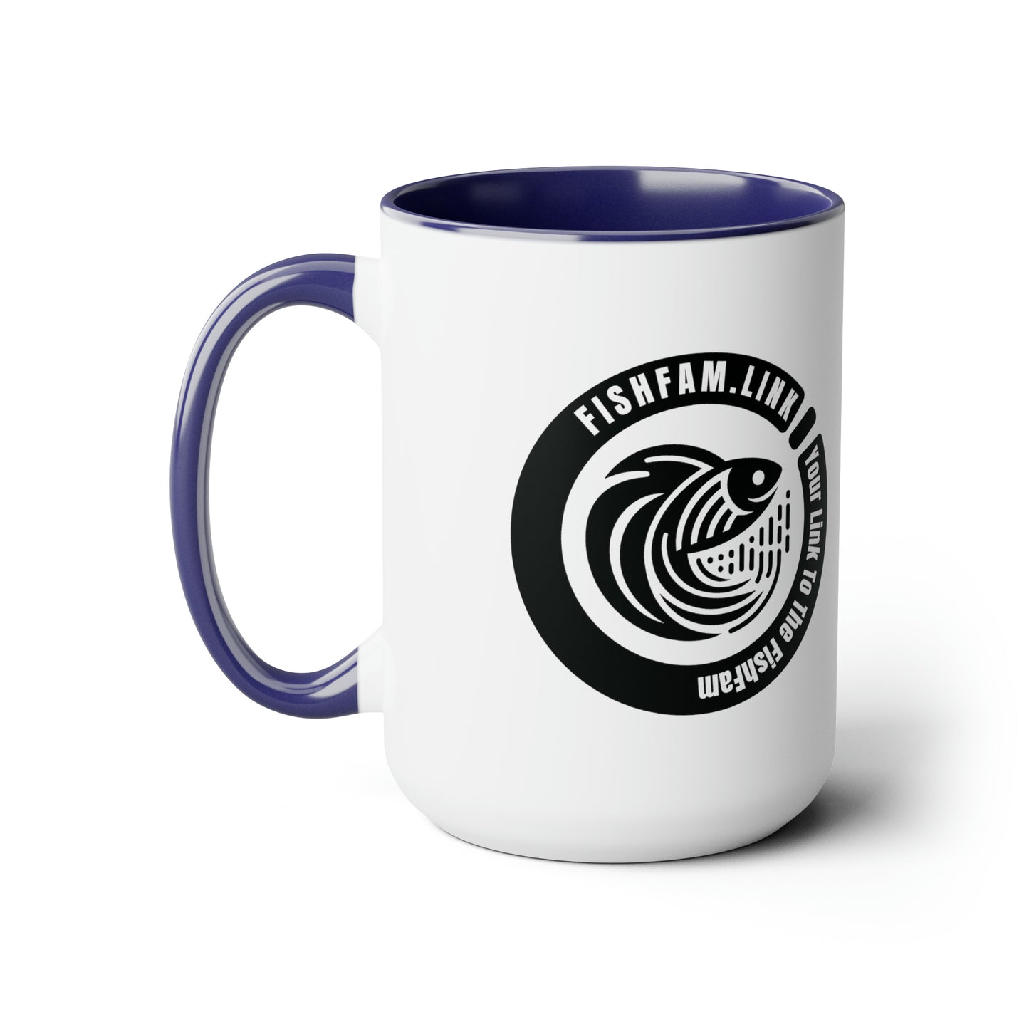 Two-Tone Coffee Mugs, 15oz