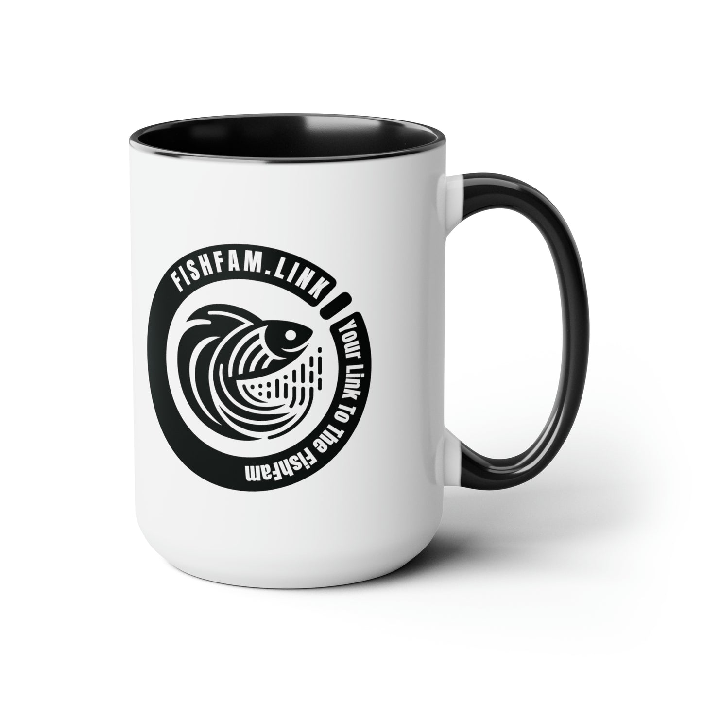 Two-Tone Coffee Mugs, 15oz