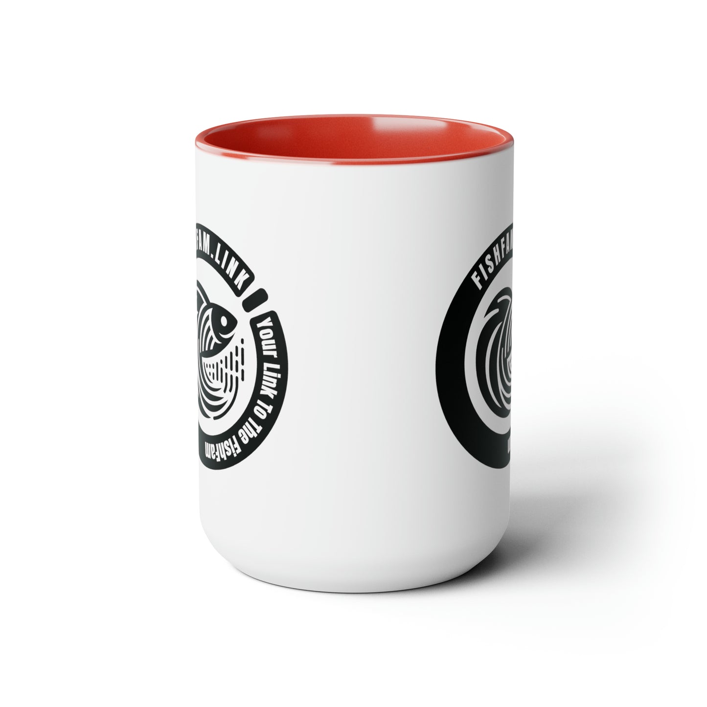 Two-Tone Coffee Mugs, 15oz