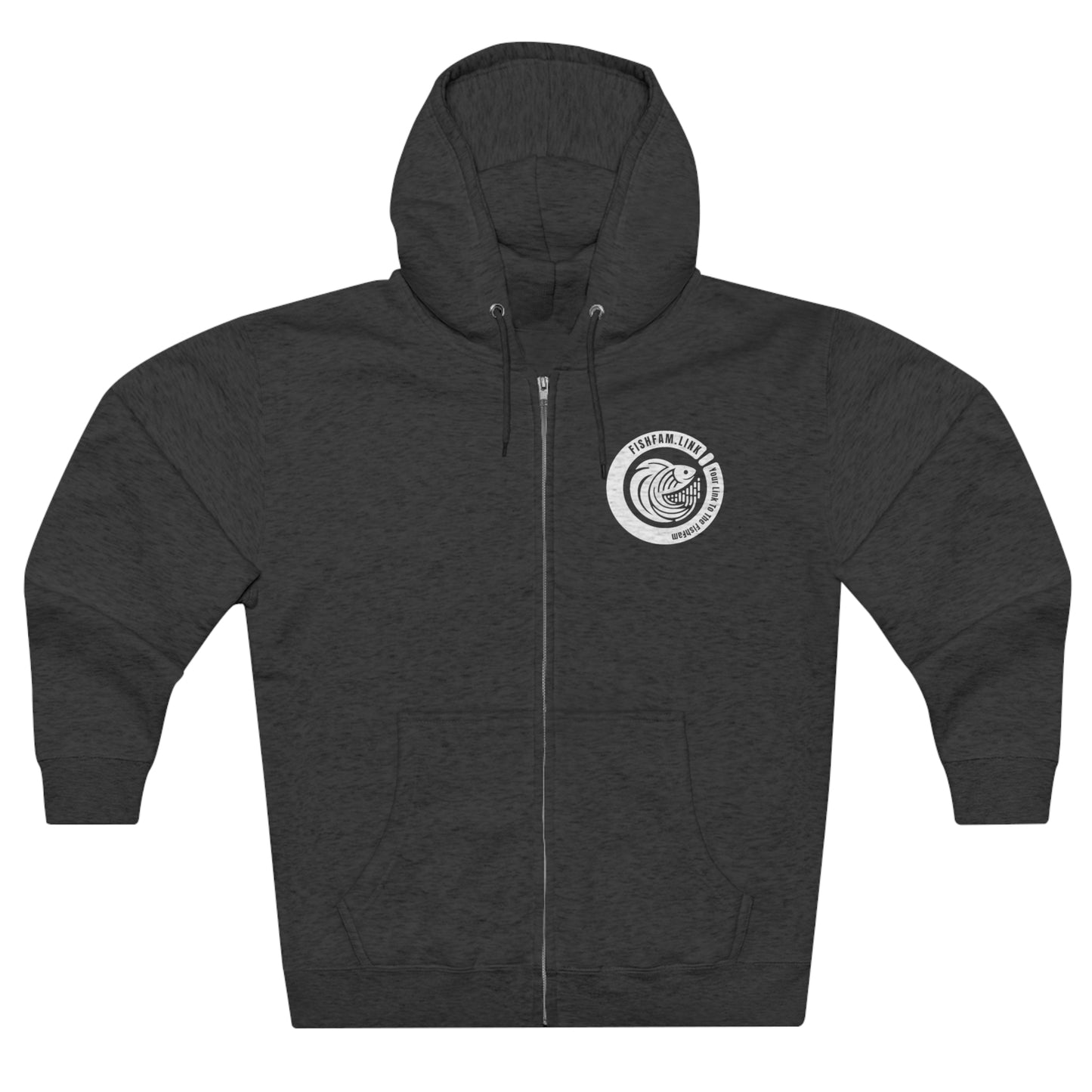 Your Link to the FishFam Unisex Premium Full Zip Hoodie