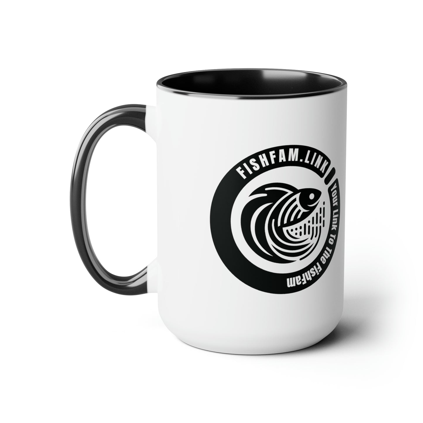 Two-Tone Coffee Mugs, 15oz