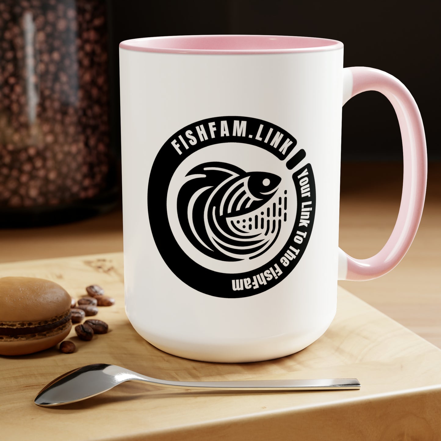 Two-Tone Coffee Mugs, 15oz
