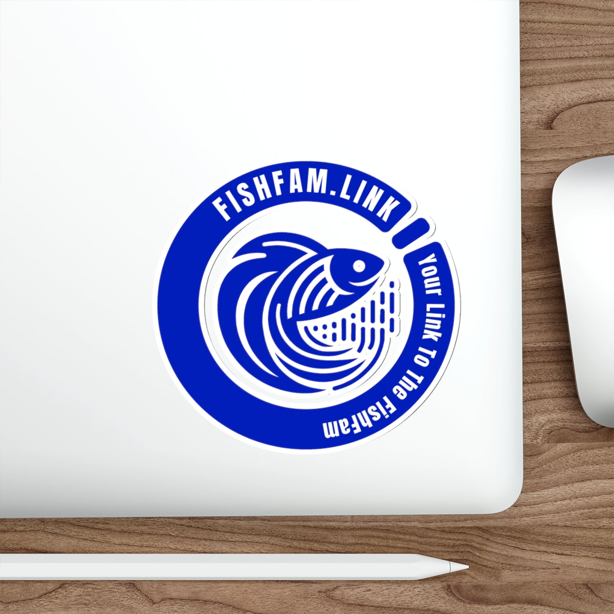 FishFamLink Die-Cut Stickers