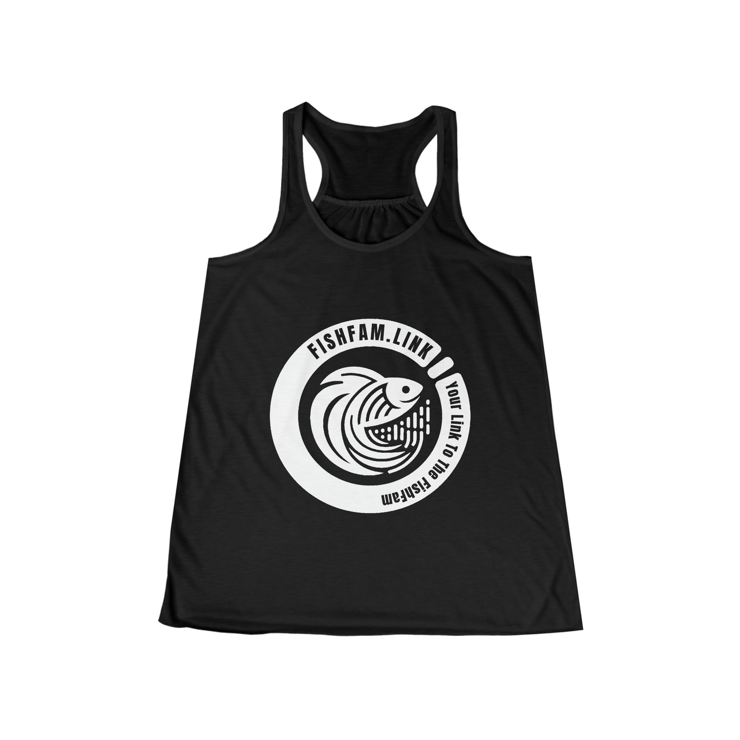 FishFamLink Women's Flowy Racerback Tank