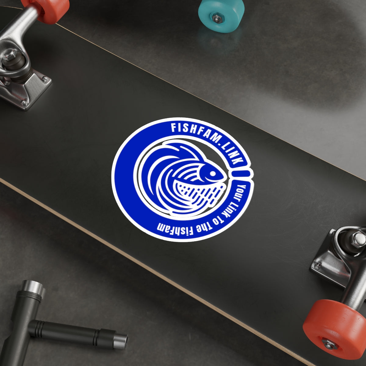 FishFamLink Die-Cut Stickers
