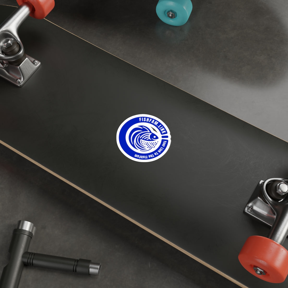 FishFamLink Die-Cut Stickers