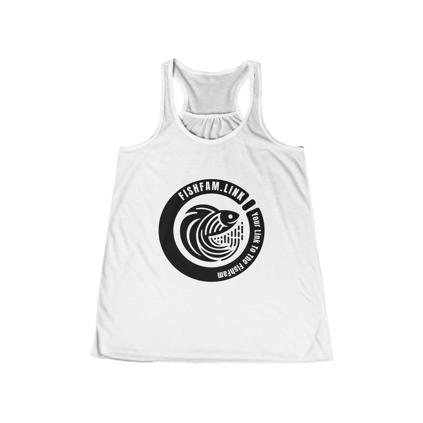FishFamLink Women's Flowy Racerback Tank