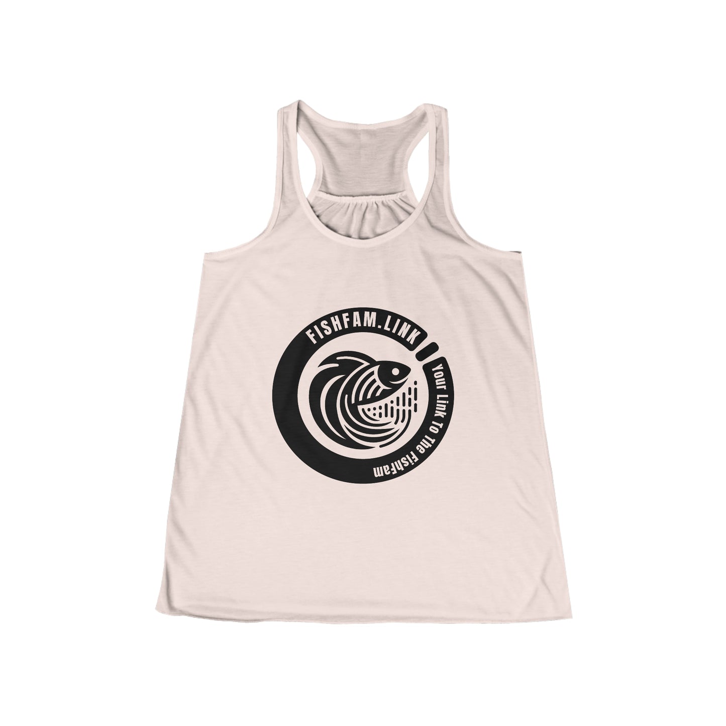 FishFamLink Women's Flowy Racerback Tank