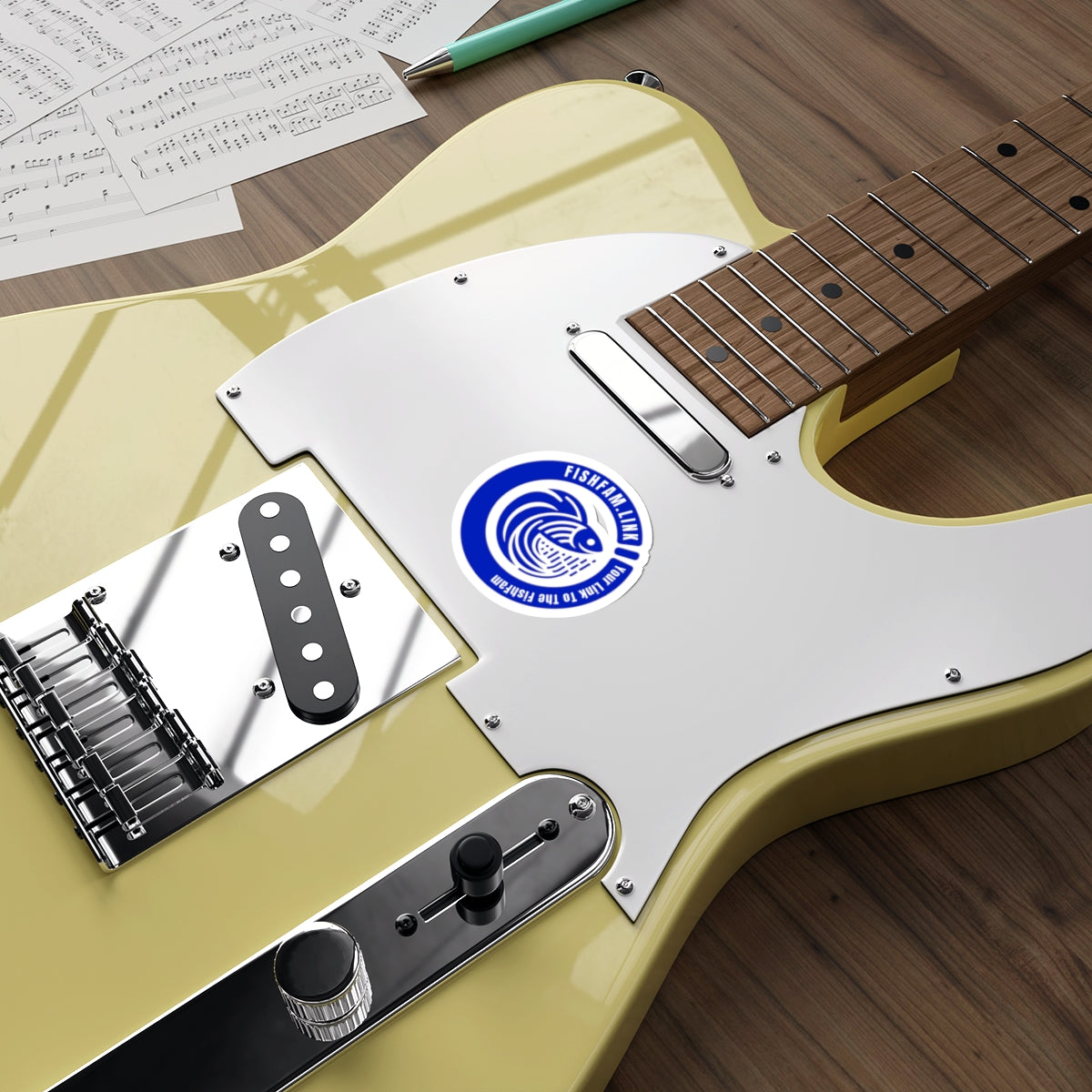 FishFamLink Die-Cut Stickers