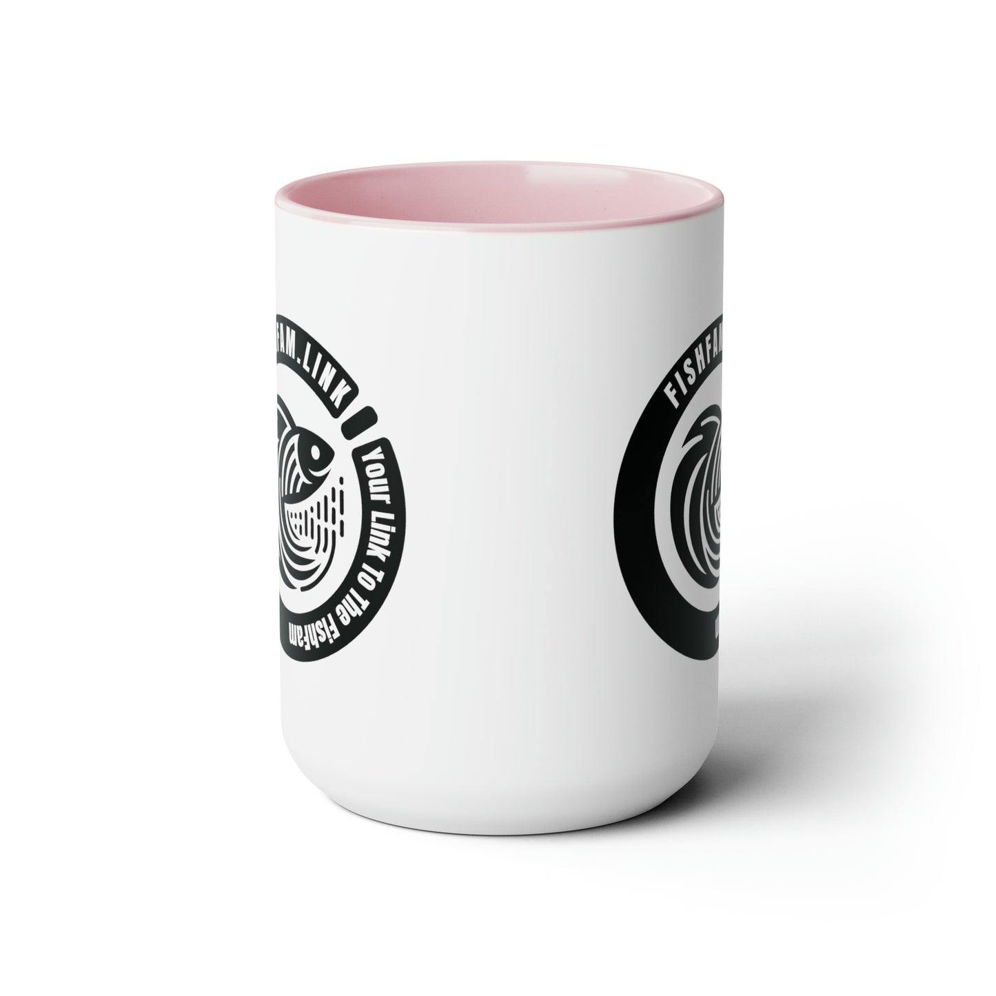 Two-Tone Coffee Mugs, 15oz