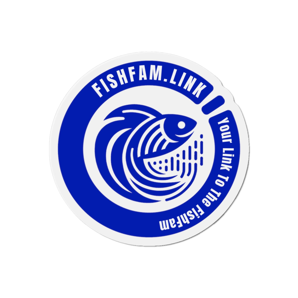 FishFamLink Die-Cut Magnets