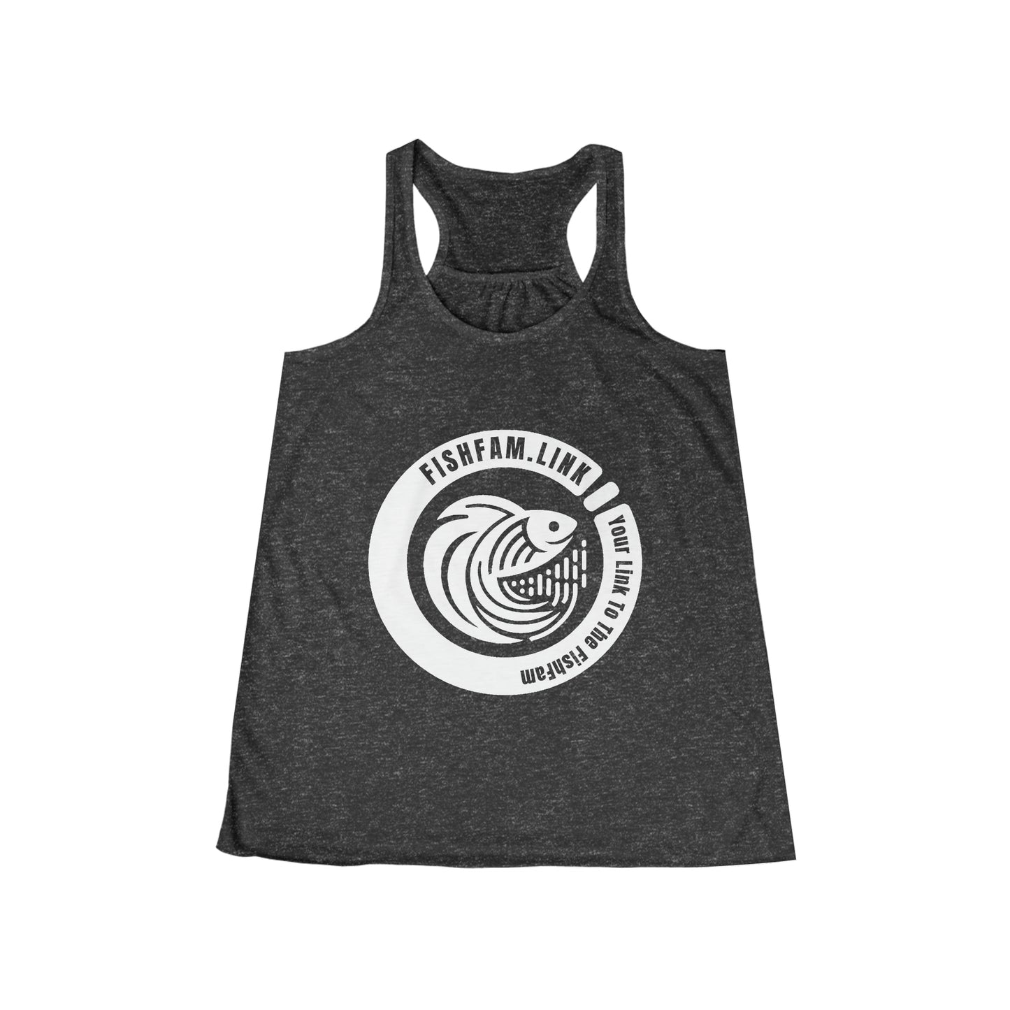 FishFamLink Women's Flowy Racerback Tank