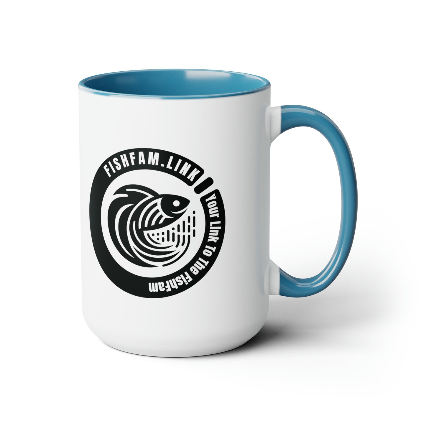 Two-Tone Coffee Mugs, 15oz