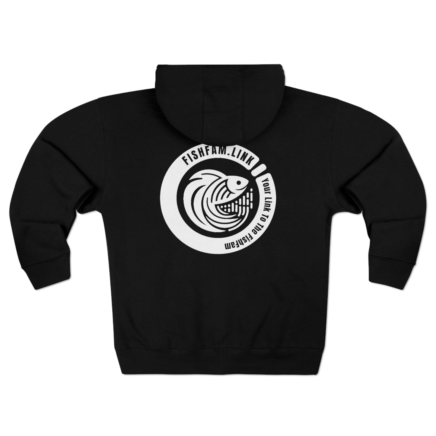 Your Link to the FishFam Unisex Premium Full Zip Hoodie