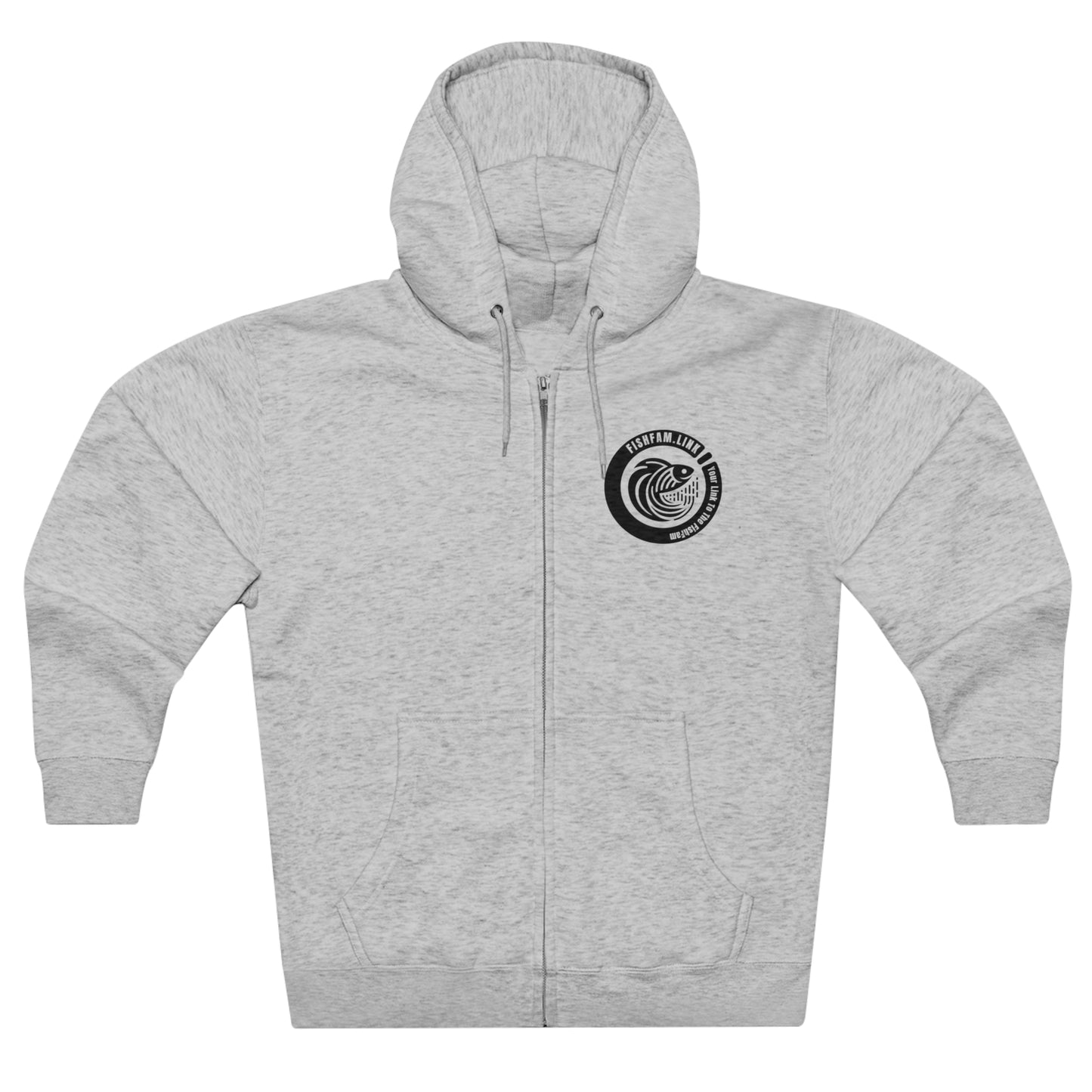 Your Link to the FishFam Unisex Premium Full Zip Hoodie