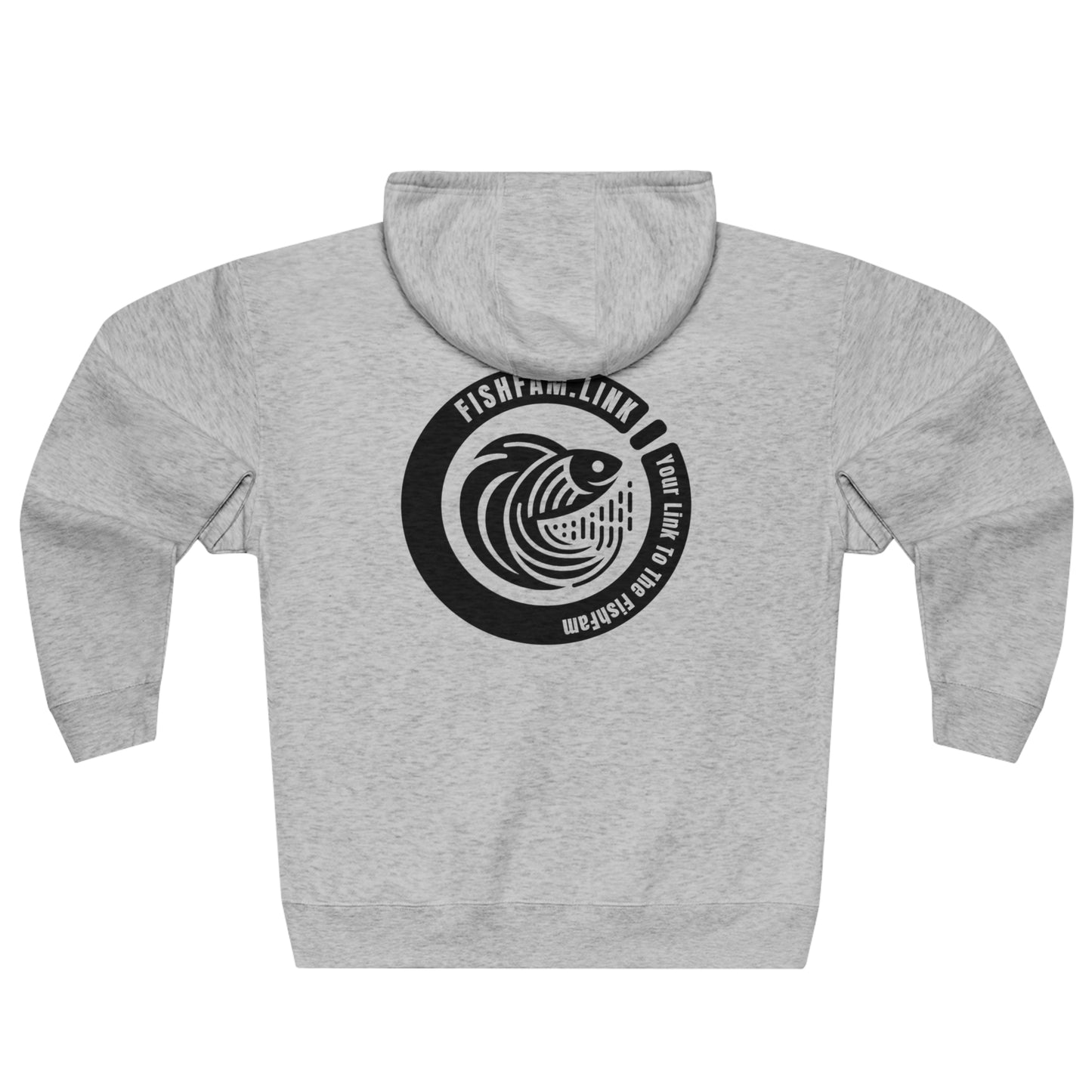 Your Link to the FishFam Unisex Premium Full Zip Hoodie